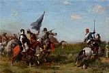 Washington Paintings - La Charge by Georges Washington